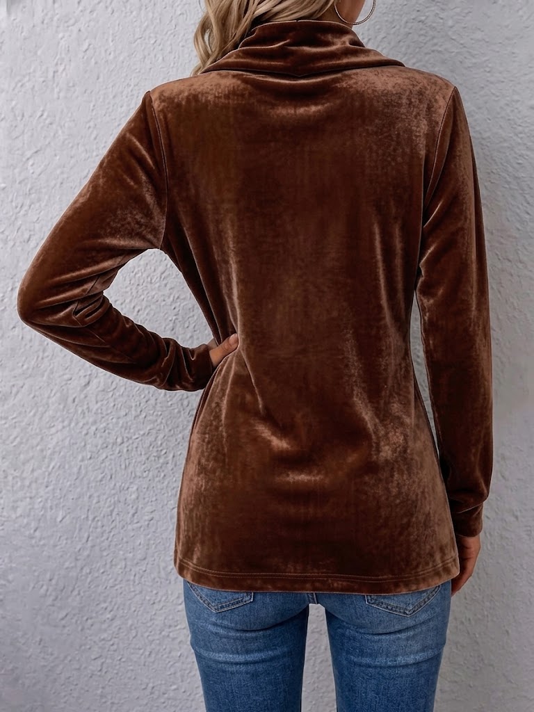 Margarete | Langer Vintage-Jack mit Revers und Knopfdetails