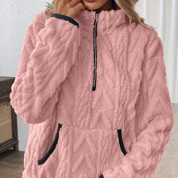 Harper - Fleece Sweatshirt mit Reißverschluss