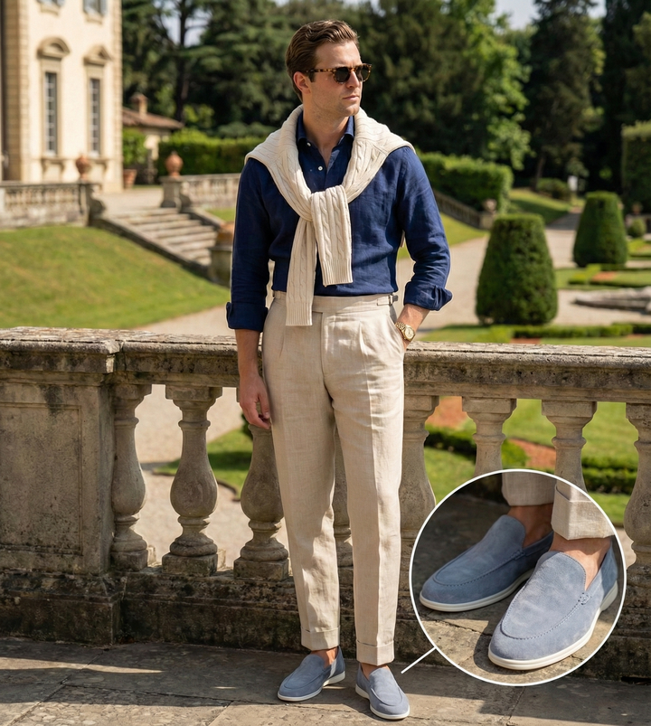 Sommerfeld | Premium Wildleder-Loafer